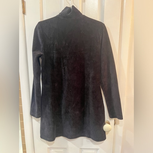 & other stories zip collar velour mini dress EUC - medium - Picture 3 of 8